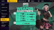 Weapon Adjustments is a major part of the upcoming update (Image via Garena)